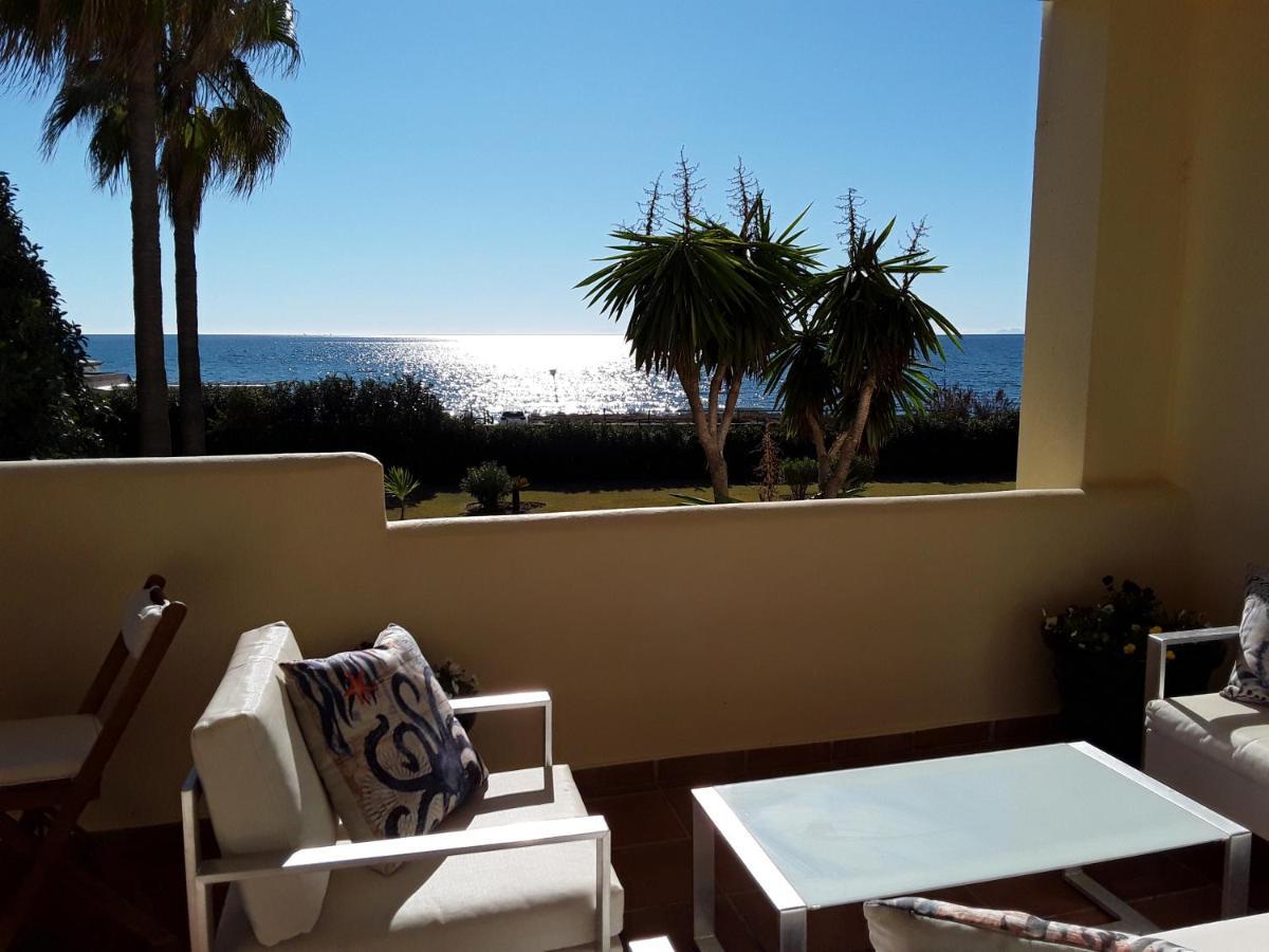 Beachfront Neptuno I, Complex,Views,Pool,Garden, Elviria Marbella Exteriér fotografie