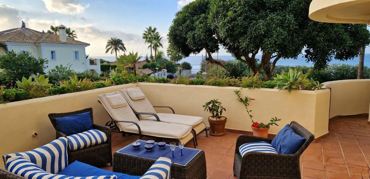 Beachfront Neptuno I, Complex,Views,Pool,Garden, Elviria Marbella Exteriér fotografie